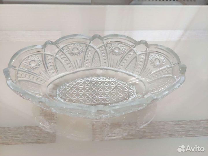 Салатник хрустальный большой