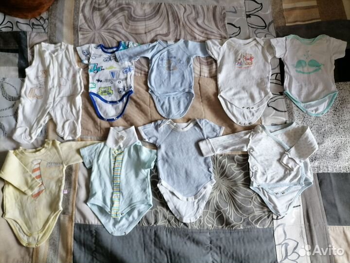 Вещи пакетом 0-9 месяцев