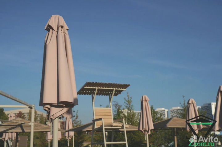 Зонт уличный садовый