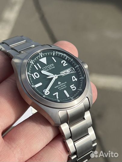 Титановые Citizen promaster Eco-Drive PMD56-2951
