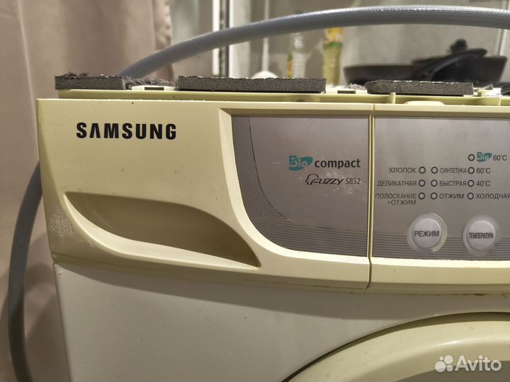 Стиральная машина samsung fuzzy s832