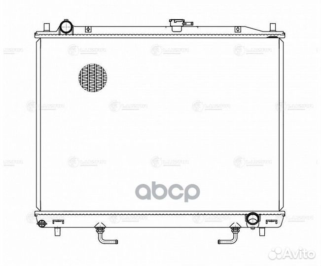Радиатор охл. для а/м Mitsubishi Pajero III (00