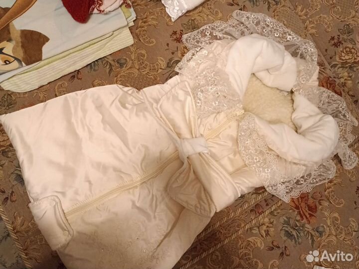 Конверт на выписку зимний теплый