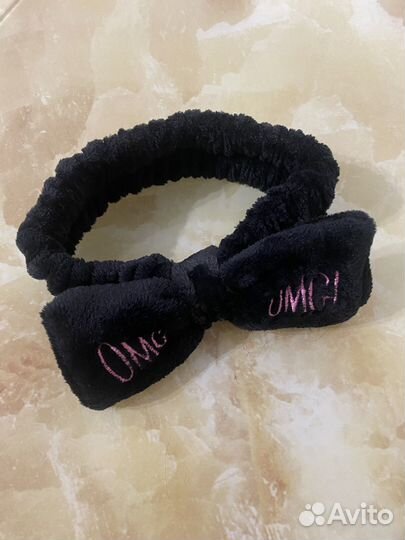 Плюшевая очень мягкая повязка на голову новая