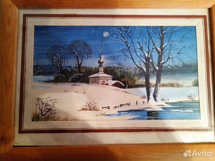 Картины и чеканки, картины из дерева