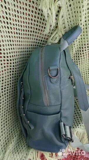 Рюкзак женский натуральная кожа бу