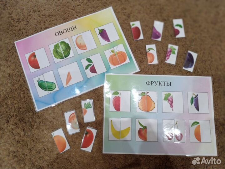 Развивающие игры на липучках