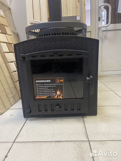 Чугунная печь для бани Гефест Авангард 24м3