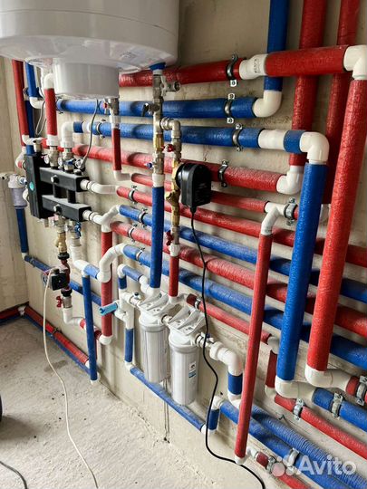 Монтаж тёплых полов, установка системы отопления