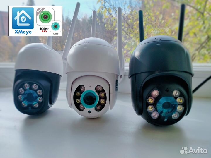 Уличная поворотная wifi камера видеонаблюдение