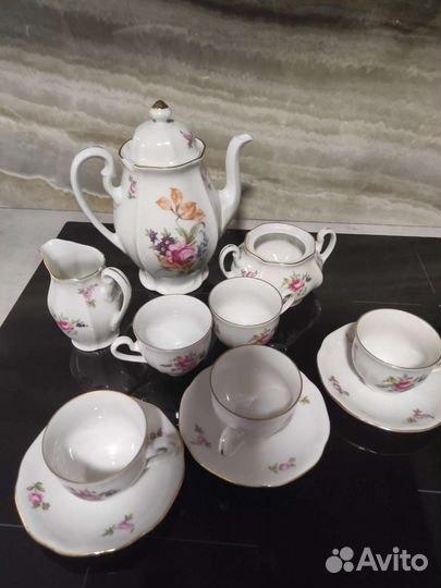 Кофейный сервиз Богемия, СССР, попредметно