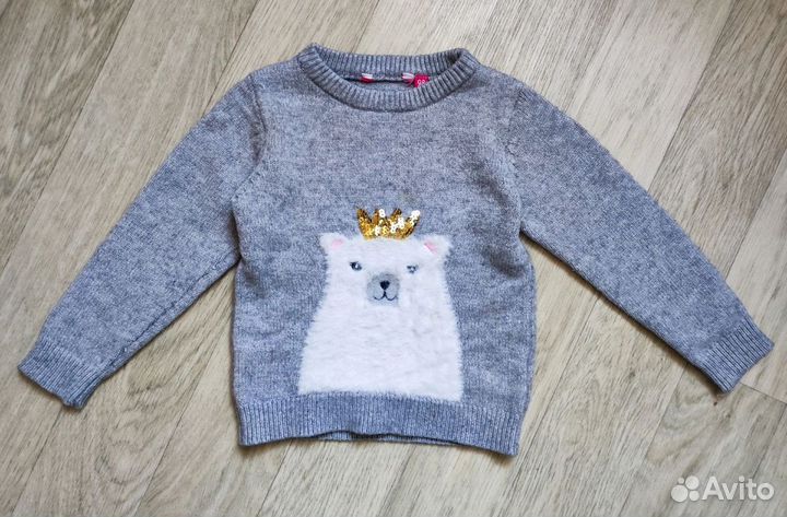 Теплые вещи одежда для девочки пакетом 92-98