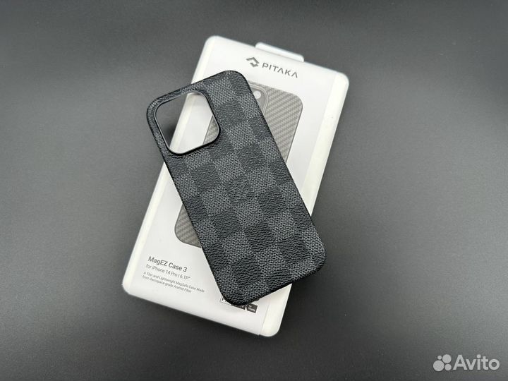 Чехол на iPhone Pitaka Кастомизация LV под заказ