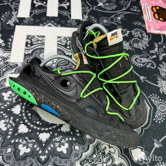 Кеды Off White x Nike Balzzer Low Оригинал