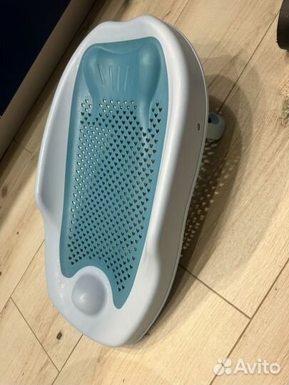 Ванночка для купания + горка+ надувной воротник