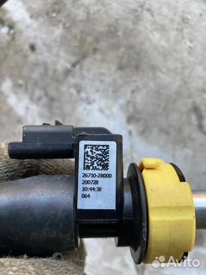 Патрубок егр,клапан электромагнитный Кия 2.2л D4HE