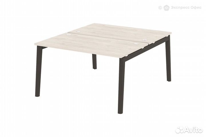 Стол-бенч двойной на деревянных опорах Onix wood O