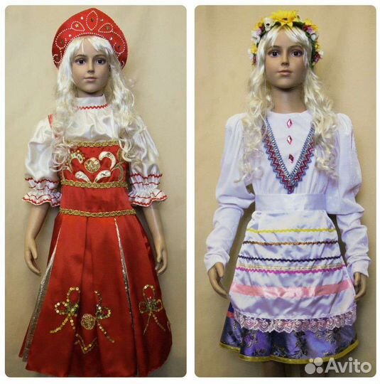 Русский народный костюм, казачка