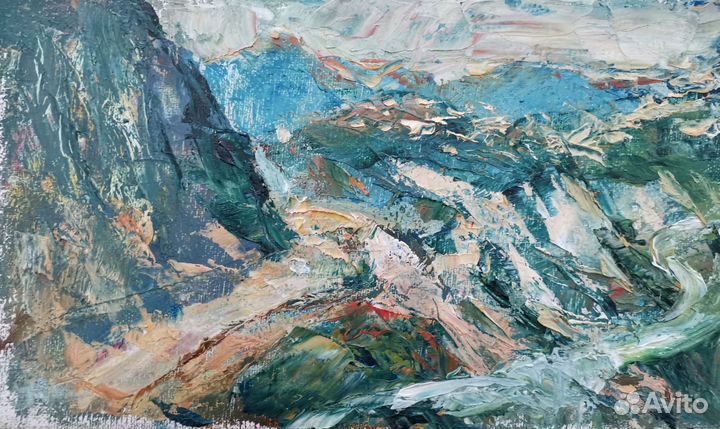 Картина маслом ручная работа
