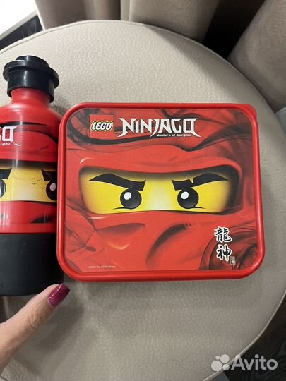 Lego Ninjago ланч бокс с бутылкой