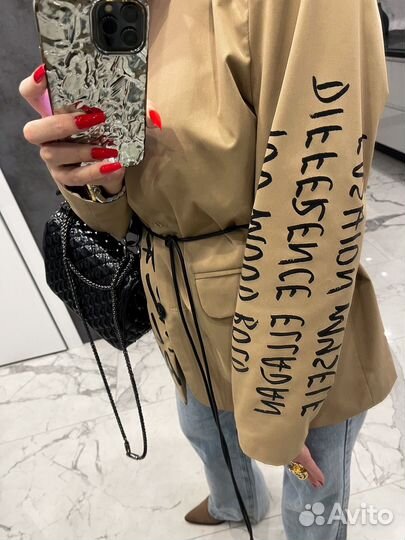 Пиджак женский оверсайз