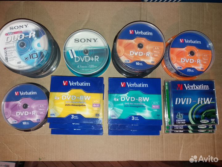 Диски DVD-RW/R, CD-RW