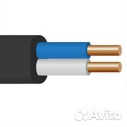 Кабель ввг-Пнг(А) -LS 2х2.5 ок (N) 0.66кВ (уп.100м