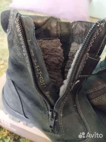 Ботинки детские. Натуральная кожа, мех