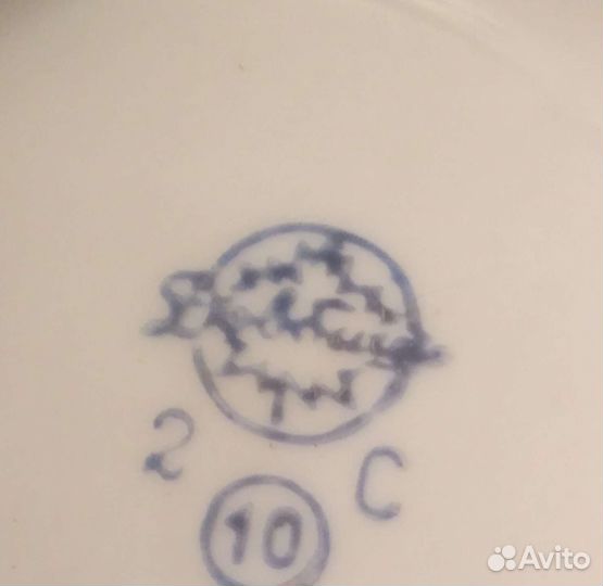 Сервиз СССР Довбыш позолота фарфор