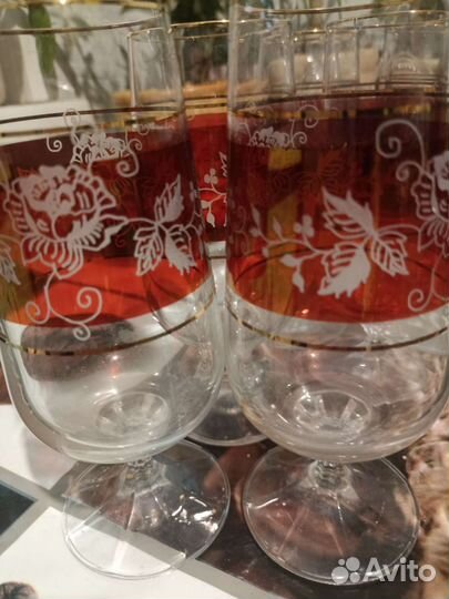 Фужеры богемия чехословакия