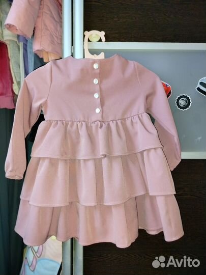 Нарядное платье на девочку 98