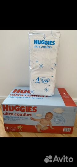 Подгузники huggies 4