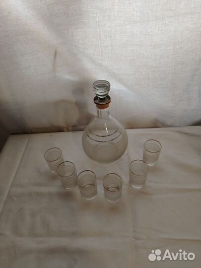 Графин со стопками СССР