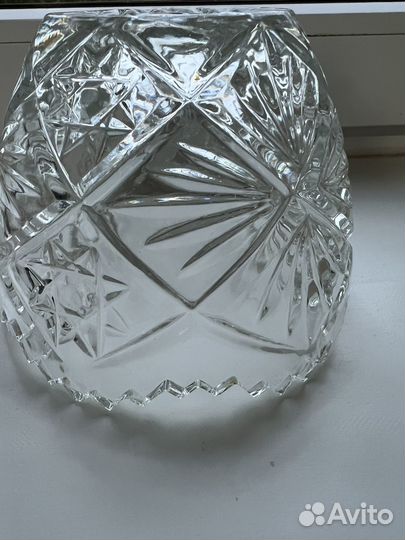 Хрустальная ваза,салатница СССР