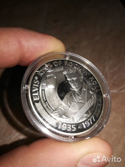 Монета Элвис Пресли (Серебро)