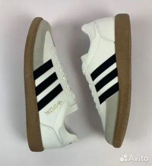 Кроссовки Adidas Spezial(Черные и Зеленые )