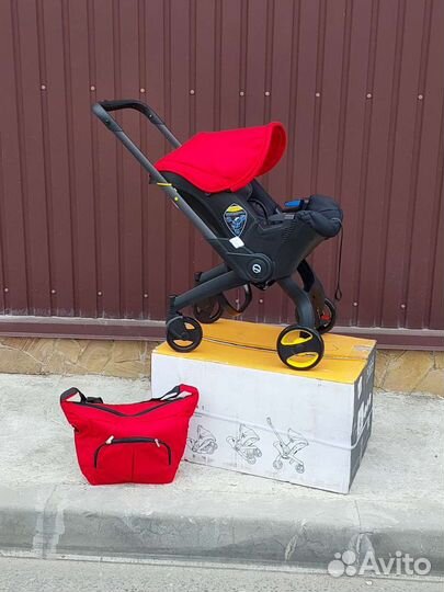 Автокресло коляска 4в1 Новая (Ярко красная)