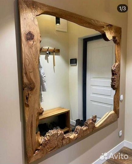 Рамка для зеркала из массива