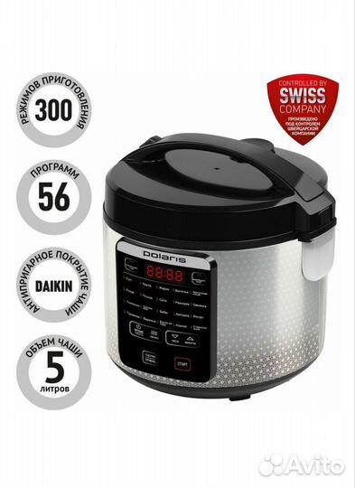 Новая Мультиварка Polaris PMC 0578AD гарантия