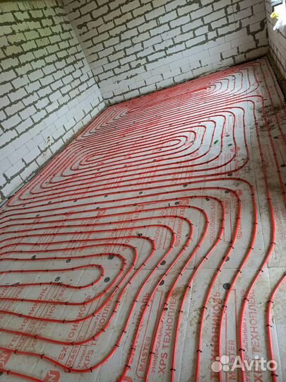 Отопление,теплый пол, водопровод, канализация