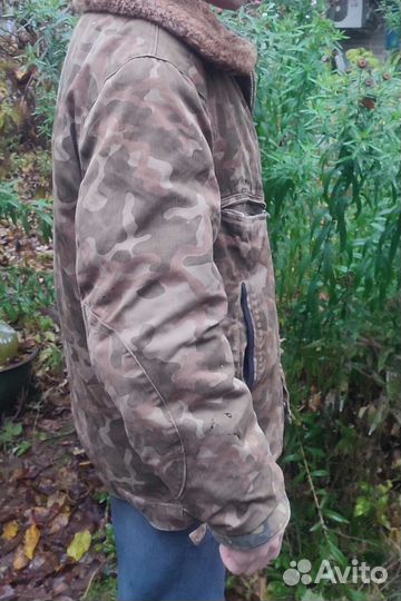 Куртка камуфляжная осенне зимняя цвет дубок 48 М