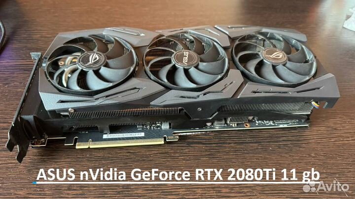 Видеокарта asus nVidia GeForce RTX 2080Ti 11 gb