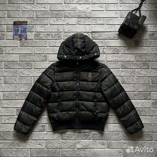 Натуральный Пуховик Ralph Lauren x Bear Colletion