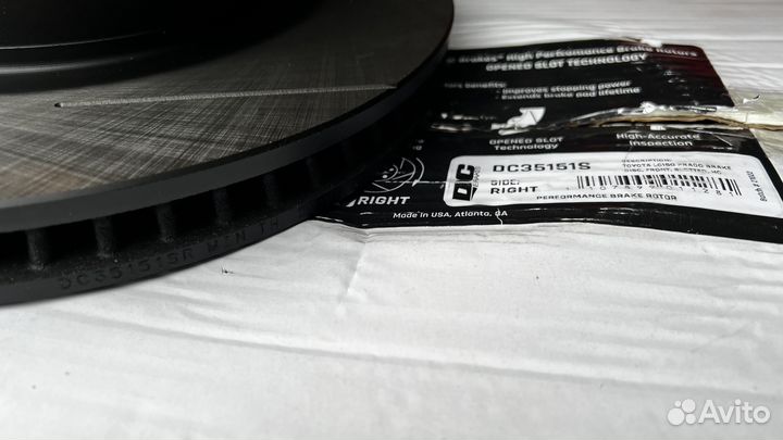 Тормозные диски передние toyota camry V70