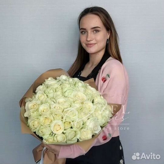 51 и 101 роза 50см