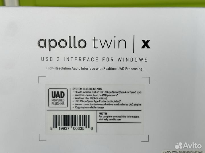 Universal Audio Apollo Twin X USB Duo Heritage