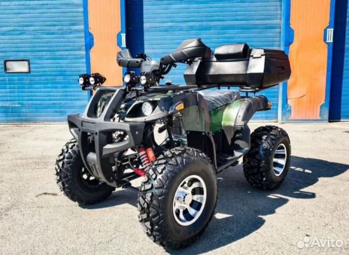 Квадроцикл Grizzly 250cc зеленый кмф
