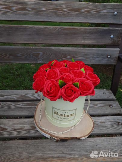 Букеты из мыльных цветов