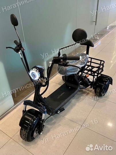 Электроскутер Citycoco Trike GT X3 Pro