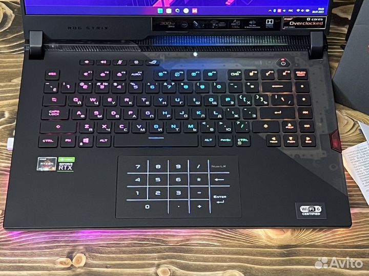 Новый Asus Ryzen 9 5900HX/FHD 300гц/RTX/Ram 16/SSD